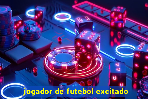 jogador de futebol excitado